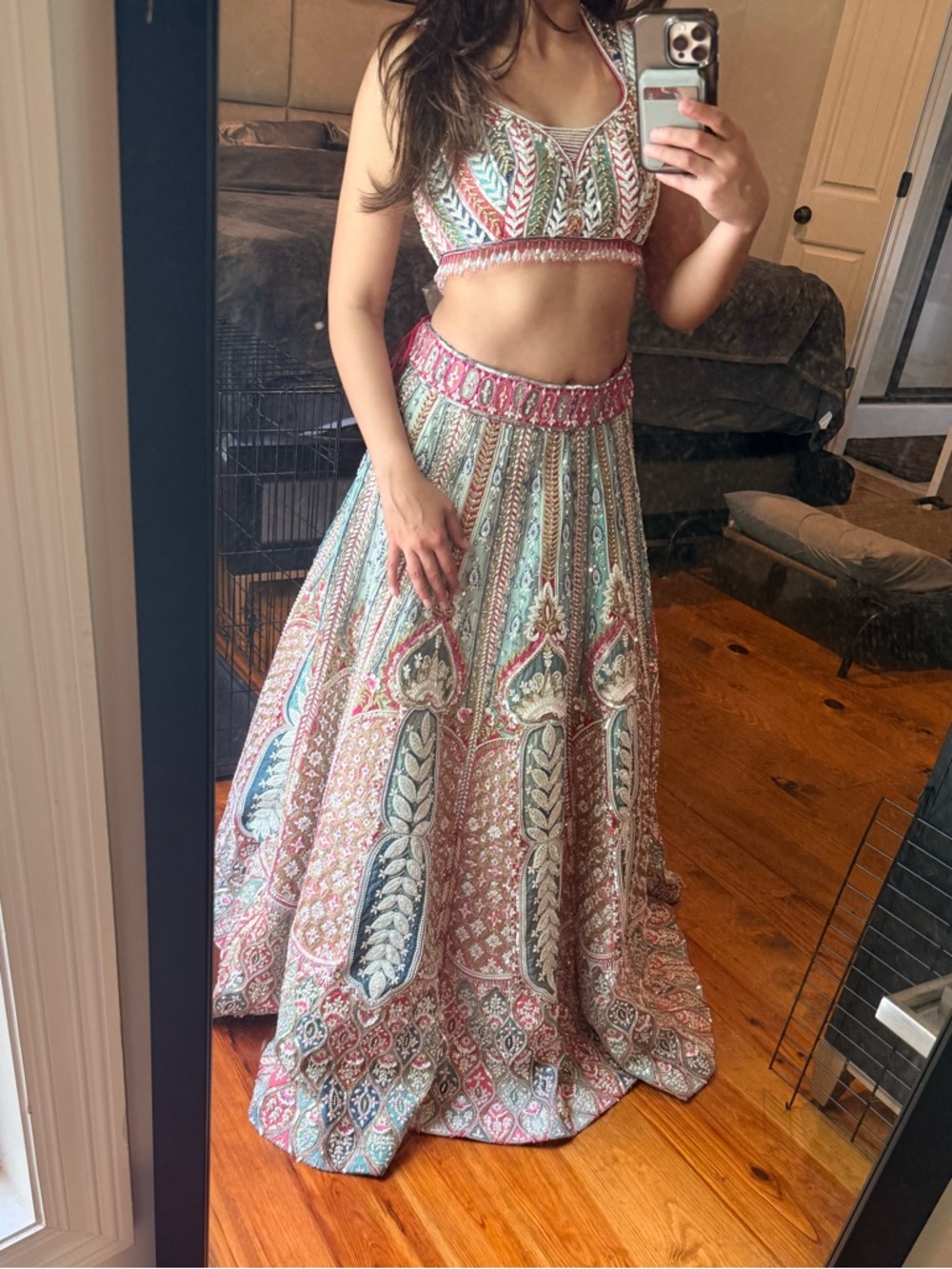 Multicolored lehenga